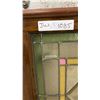 Image 5 : Three Stained Glass Panels: One Tall 48 x 19, One Square19-1/2 x 22, One Rectangular 31 x 25-1/2