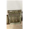 Image 6 : Three Stained Glass Panels: One Tall 48 x 19, One Square19-1/2 x 22, One Rectangular 31 x 25-1/2