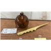 Image 1 : Northwestern Glass Fishing Net Float & Handcrafted Soap Stone Dagger