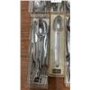 Image 2 : Cafe Noir Collection Flatware: Dinner Forks, Small Spoons, Salad Forks and More