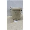 Image 1 : Medalta Potteries Ltd. 5 Gallon Imperial Stoneware Crock with Wire Bail Handles, Circa 1920s-1940s