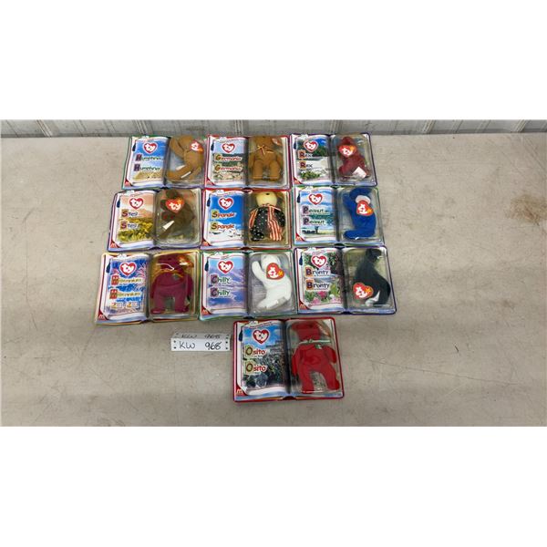 10 Ty McDonald's Teenie Beanie Babies