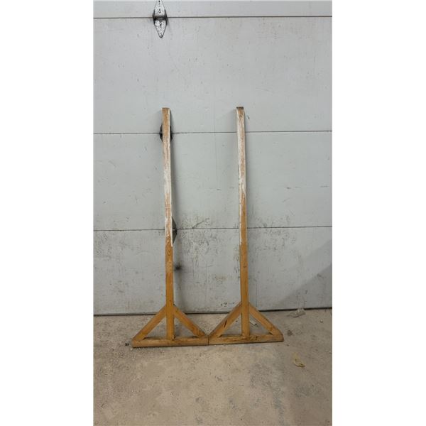 2 Custom Horseshoe Game Rakes- 55.75" Tall