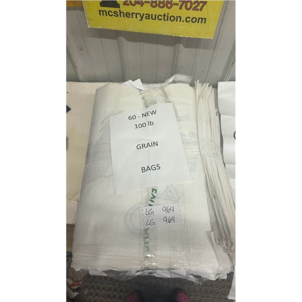 60 Grain Bags - 100lbs