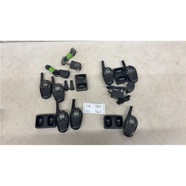 7 Cobra Walkie Talkies