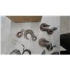 Image 2 : Antique Cast Iron Trivet, Axe Head, Hide Scraper Knives, Hooks and More