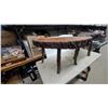 Image 5 : Pair of Rustic Handmade Live-Edge Wood Standswith Natural Bark Edge and Branch Legs 20 x 33 x 15"
