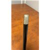 Image 7 : Pair of Antique King's Own Scottish Borderers Regimental Walking Sticks, Sterling Silver Handles