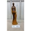 Image 1 : Leon Bronstein (1951) Signed, Original Mid1980's Wood Carving- 13" Tall