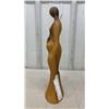 Image 3 : Leon Bronstein (1951) Signed, Original Mid1980's Wood Carving- 13" Tall