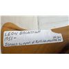 Image 6 : Leon Bronstein (1951) Signed, Original Mid1980's Wood Carving- 13" Tall