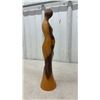 Image 7 : Leon Bronstein (1951) Signed, Original Mid1980's Wood Carving- 13" Tall