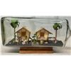 Image 2 : Tourist Art/Folk Art Whimsy Diorama in a Bottle -11.5" Long