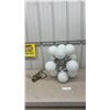 Image 1 : Mid Century Modern Atomic Sputnik Ceiling Light Fixture, Working Condition Needs Bulbs