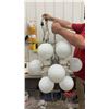 Image 3 : Mid Century Modern Atomic Sputnik Ceiling Light Fixture, Working Condition Needs Bulbs