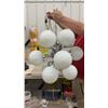 Image 5 : Mid Century Modern Atomic Sputnik Ceiling Light Fixture, Working Condition Needs Bulbs