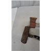 Image 2 : Sledgehammer with Wooden Handle and Axe with Wooden Handle and Red and Yellow Painted Head