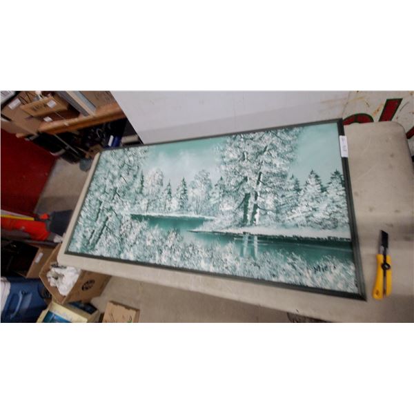 25 x 48" Painting on Canvas