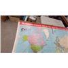 Image 2 : Vintage Neilson's Jersey Milk Chocolate Advertising World Map on Wooden Frame, Circa 1950s 52 x 40"