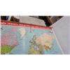 Image 3 : Vintage Neilson's Jersey Milk Chocolate Advertising World Map on Wooden Frame, Circa 1950s 52 x 40"