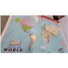 Image 4 : Vintage Neilson's Jersey Milk Chocolate Advertising World Map on Wooden Frame, Circa 1950s 52 x 40"