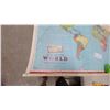 Image 5 : Vintage Neilson's Jersey Milk Chocolate Advertising World Map on Wooden Frame, Circa 1950s 52 x 40"