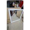 Image 2 : 2xForemost C8170A-050 White Framed Decorative Wall Mirror 35 x 39"