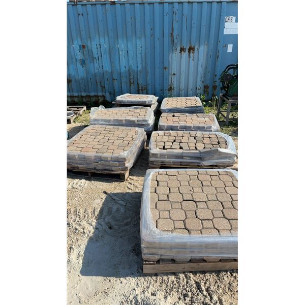 Seven Pallets of Uni-Stone from an 11' x 20' Patio (Approx.