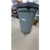 Image 3 : Algreen Dark Green Rain Barrel with Simulated Wood Grain, Black Lid, Spigot and Diverter Kit