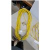Image 2 : Two Yellow Heavy-Duty 12/3 Extension Cords with Triple-Outlet Connectors,1) 100' 1)25'