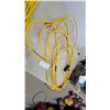 Image 4 : Two Yellow Heavy-Duty 12/3 Extension Cords with Triple-Outlet Connectors,1) 100' 1)25'