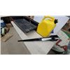 Image 2 : EcoSpike Ground Anchor, Diesel Fuel Can, and Plastic Utility Sled with Rope 43" Long
