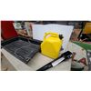 Image 3 : EcoSpike Ground Anchor, Diesel Fuel Can, and Plastic Utility Sled with Rope 43" Long
