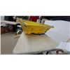 Image 2 : Yellow Utility Hauling Sled with Blue Pull Rope 50" Long