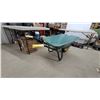 Image 4 : Tuf-X Single Wheel Wheelbarrow with Green Plastic Tray and Yellow Handle Grips