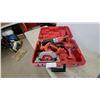 Image 1 : Milwaukee 3-Tool Combo Kit with 6 1/2" Circular Saw, Sawzall, and Cordless Drill in Case No Charger