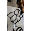 Image 2 : Pair of Black Plastic DIY Garden Path Maker Molds for Concrete Stepping Stones
