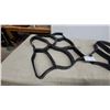 Image 5 : Pair of Black Plastic DIY Garden Path Maker Molds for Concrete Stepping Stones