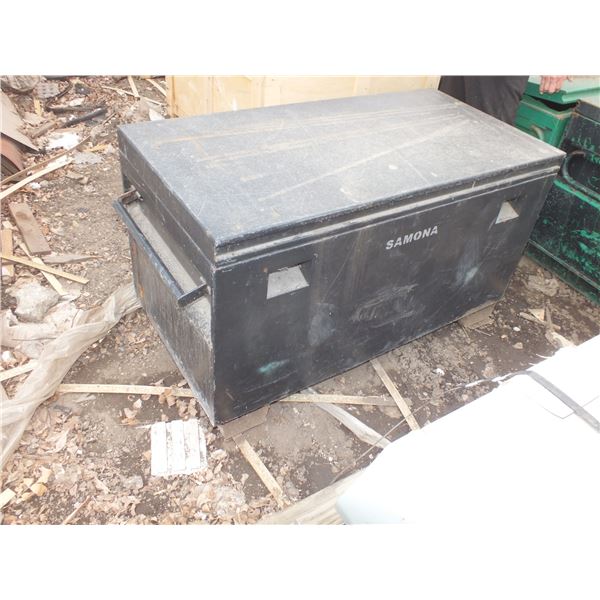 Black Metal Job Box