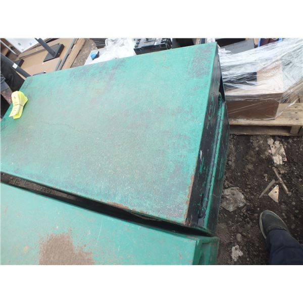 Green Metal Job Box