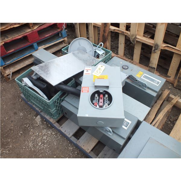 Pallet Of Breaker Boxes & Hardware