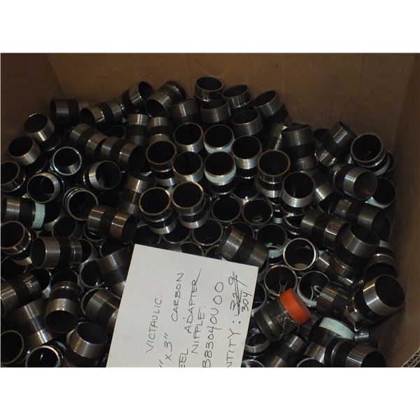 Box Of Victaulic 2"x3" Carbon Steel Adapter Nipples