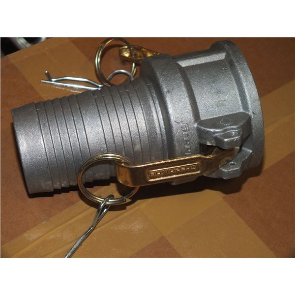 1 Box Of 6 2" Aluminum Straight Camlocks