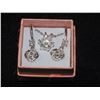 Image 1 : Fashion Sparkling Necklace & Earring Set