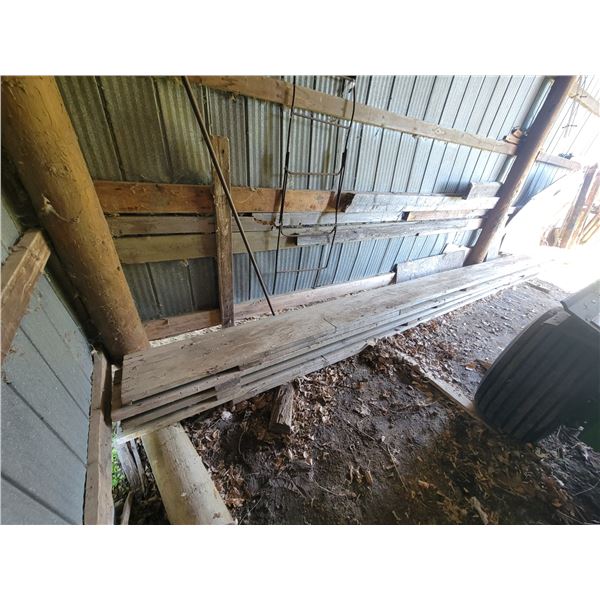 4- Planks, approx. 14 inch x 20 ft.
