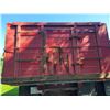 Image 5 : 1974 GMC C6000 grain truck. V8 5&2 spd, 18 ft. wood box, new clutch & starter ($2200) in summer 2025