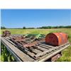Image 1 : Tidy tank, V8 motor, tine harrows, sitting on Wagon, sold for scrap