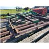 Image 6 : Tidy tank, V8 motor, tine harrows, sitting on Wagon, sold for scrap