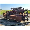 Image 8 : Tidy tank, V8 motor, tine harrows, sitting on Wagon, sold for scrap