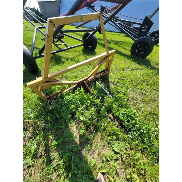 Yellow bale fork